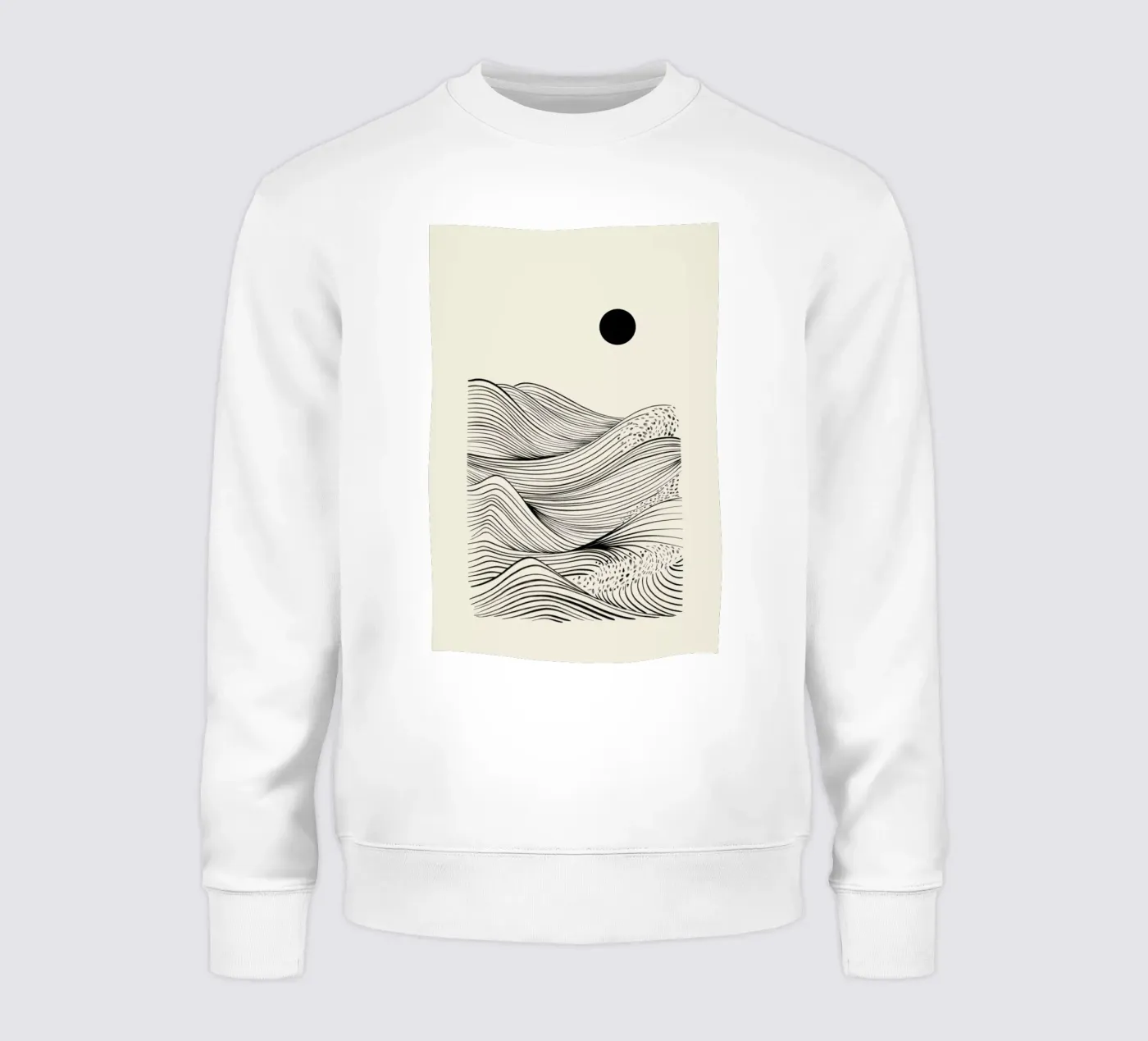 Speckled Waves felpa da Graphite
