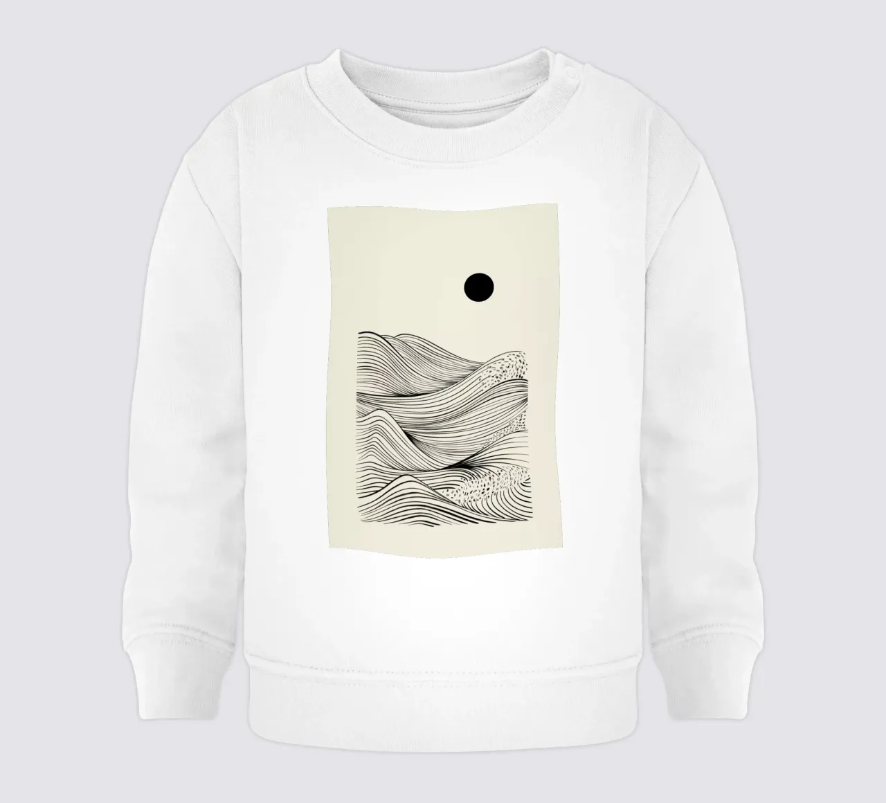 Speckled Waves felpa neonato da Graphite