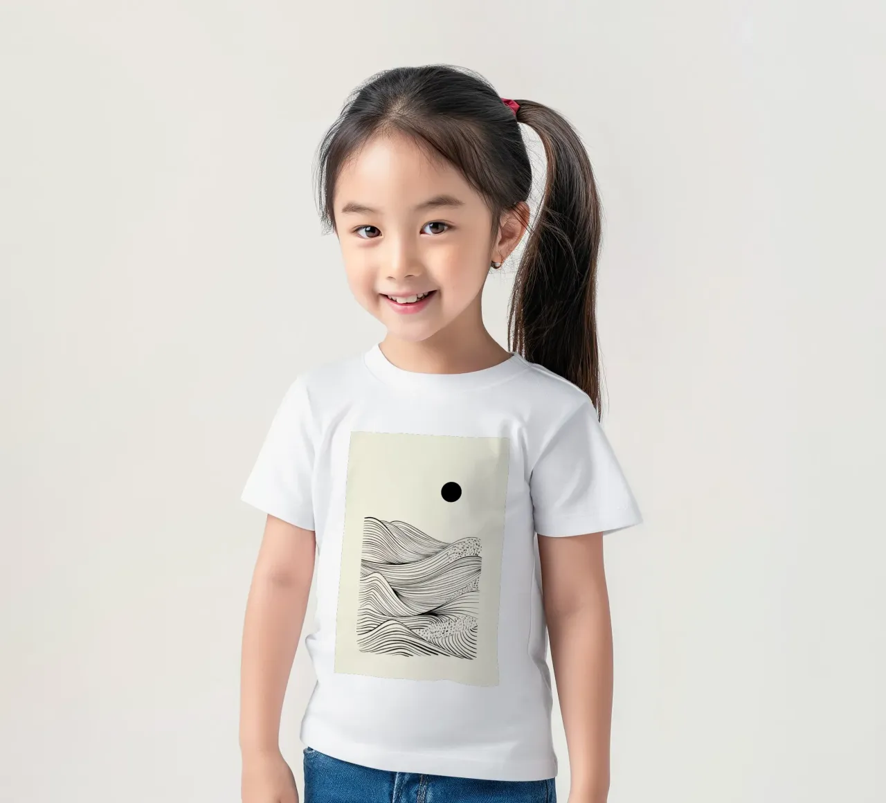 Speckled Waves t-shirt bambini da Graphite