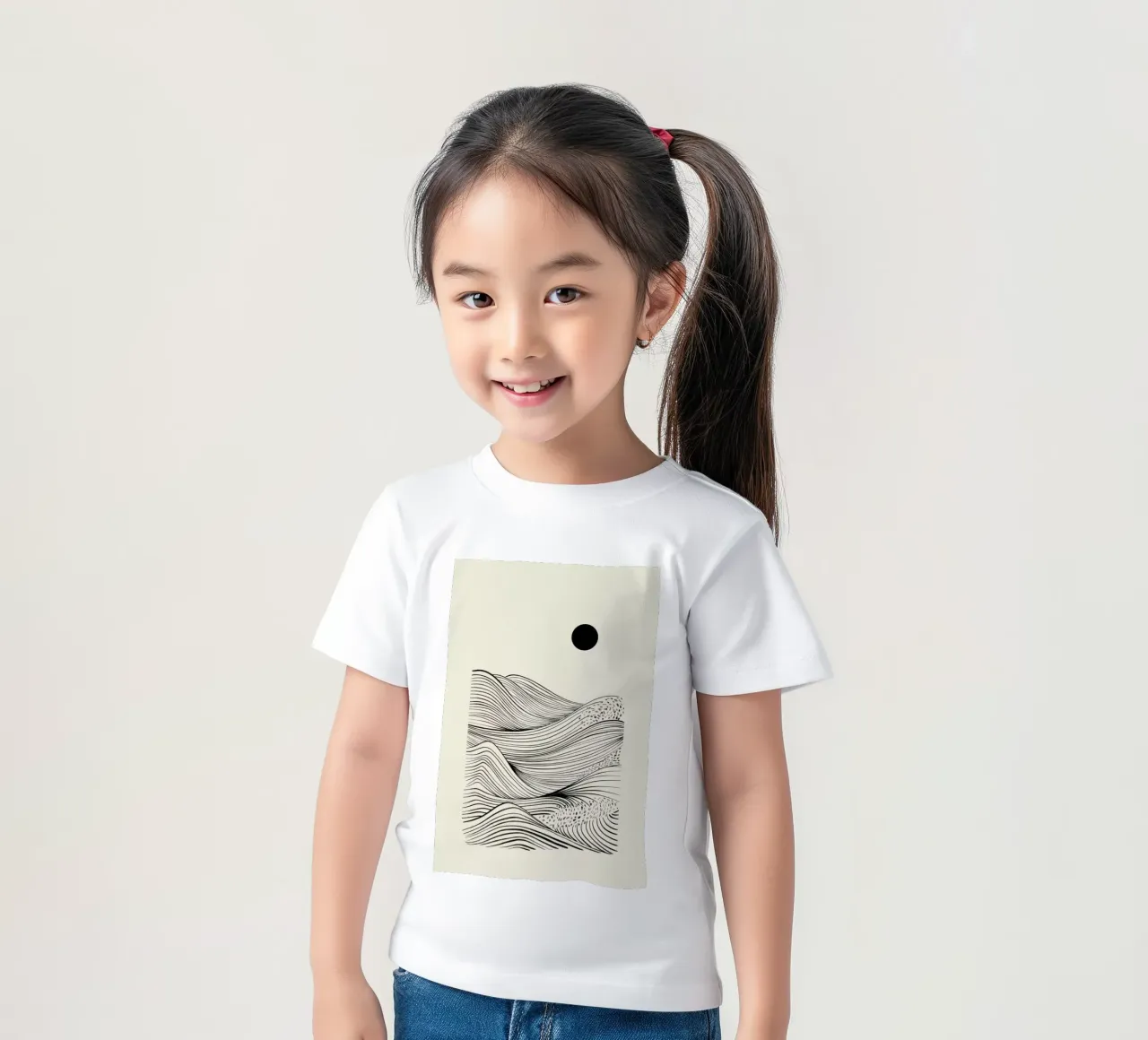Speckled Waves t-shirt bambini da Graphite