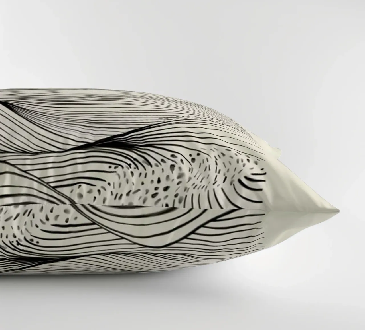 Speckled Waves cuscino da Graphite