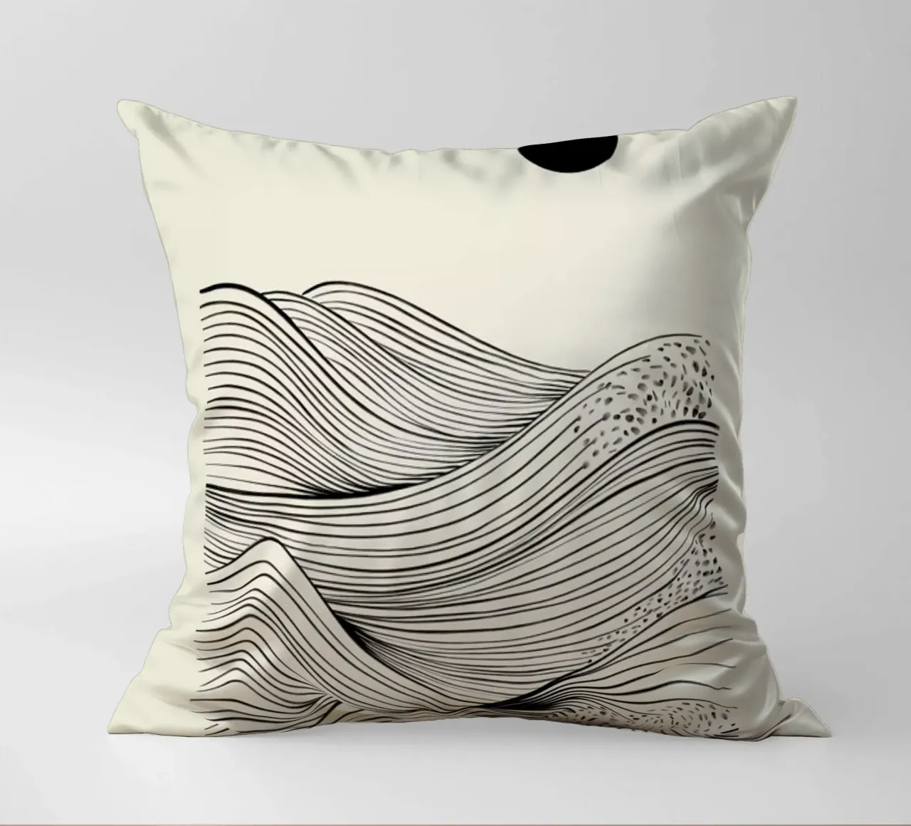 Speckled Waves cuscino da Graphite