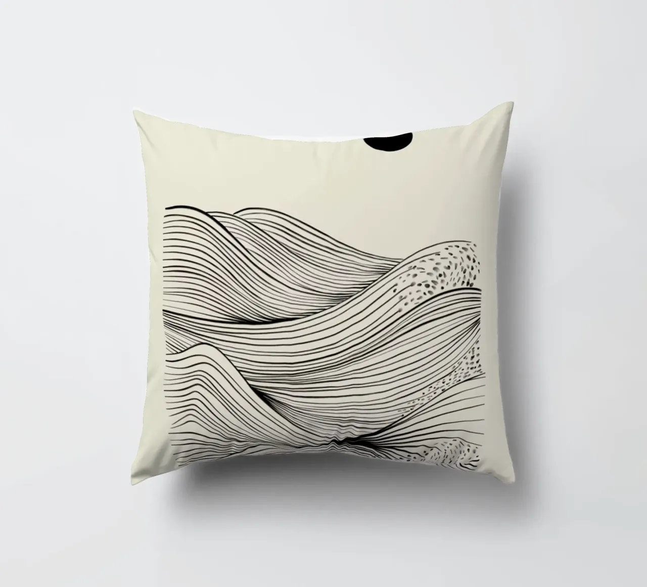 Speckled Waves cuscino da Graphite