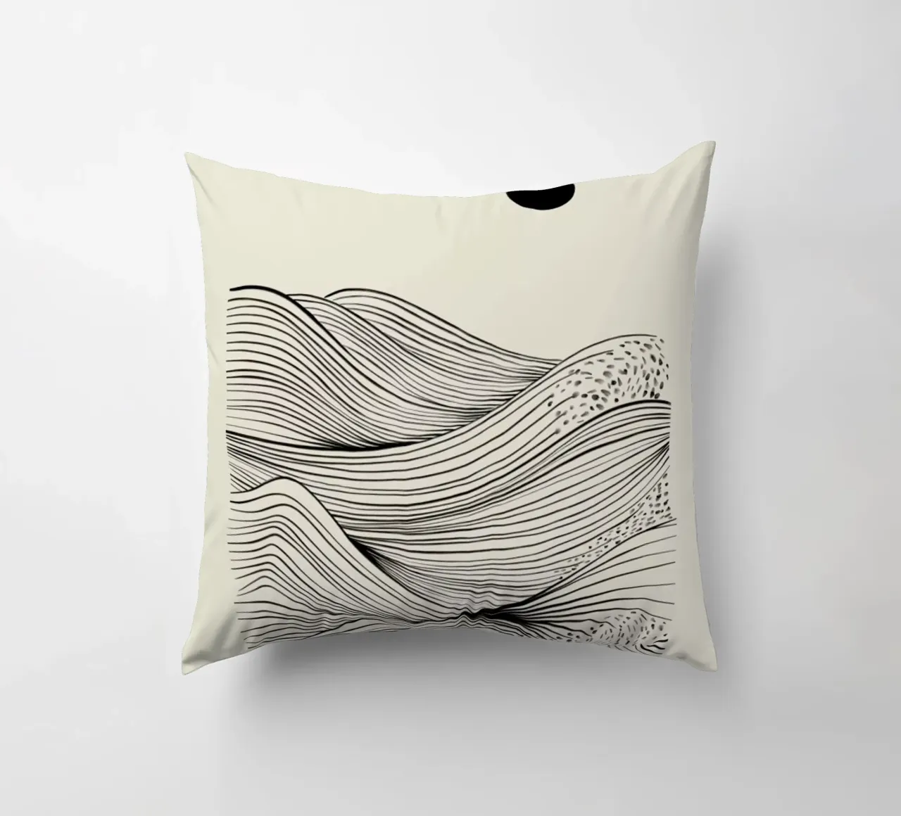 Speckled Waves cuscino da Graphite