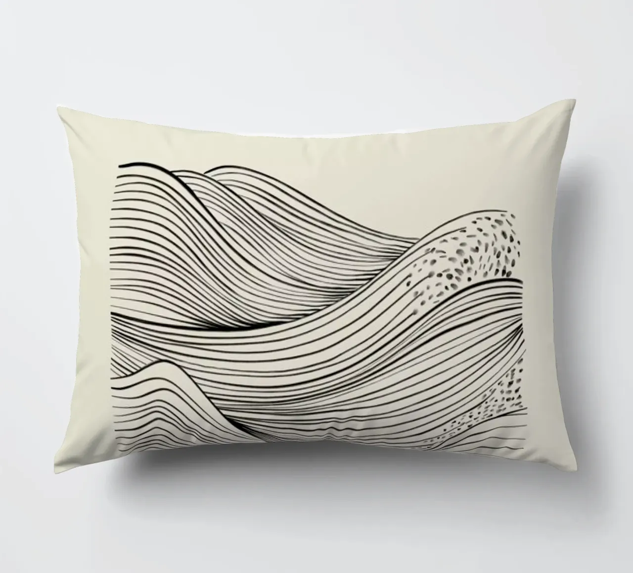 Speckled Waves cuscino da Graphite
