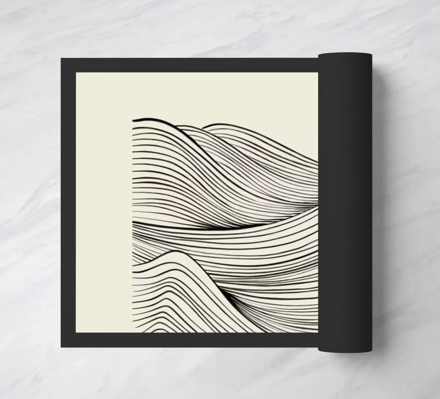 Speckled Waves doormat by Graphite