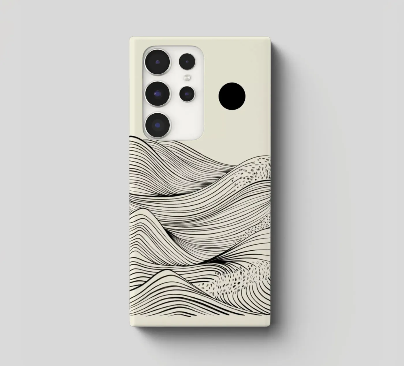Speckled Waves cover samsung da Graphite