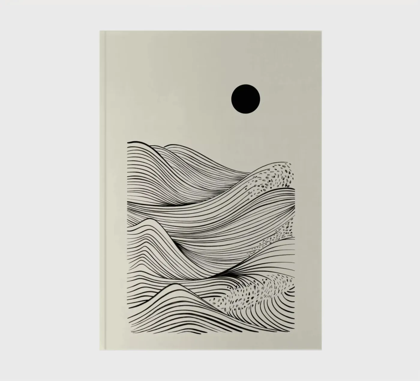 Speckled Waves notebook by Graphite