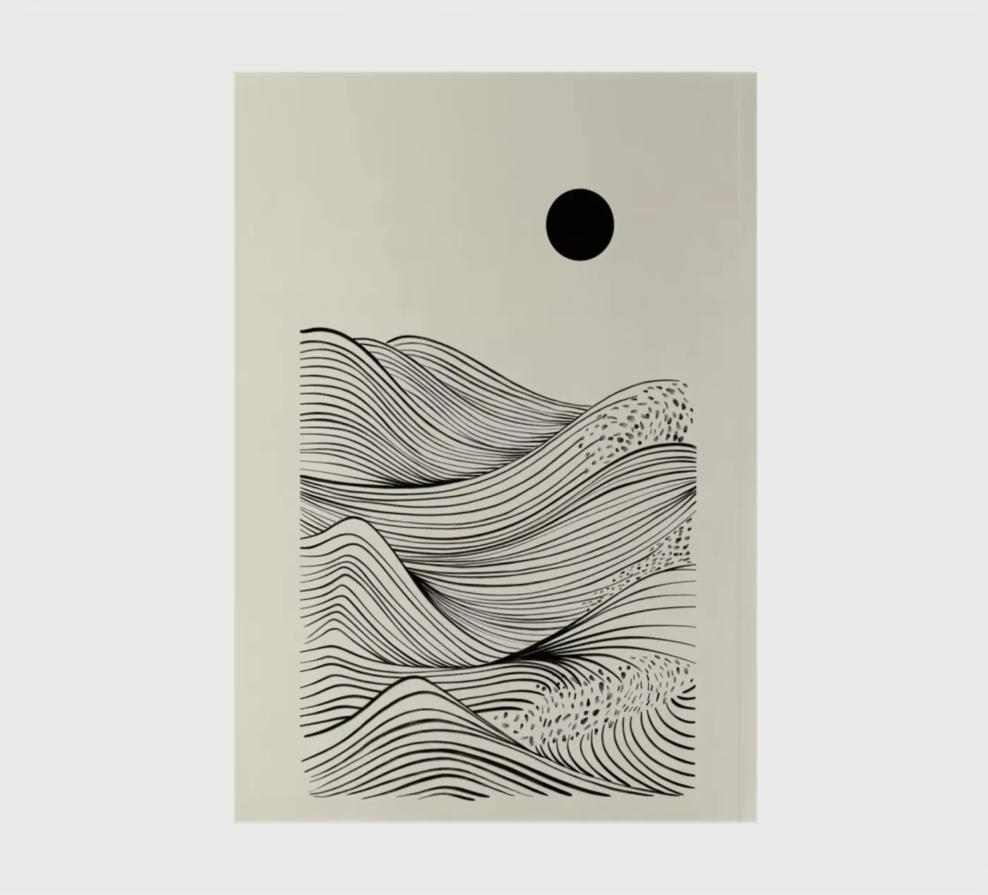 Speckled Waves notebook by Graphite