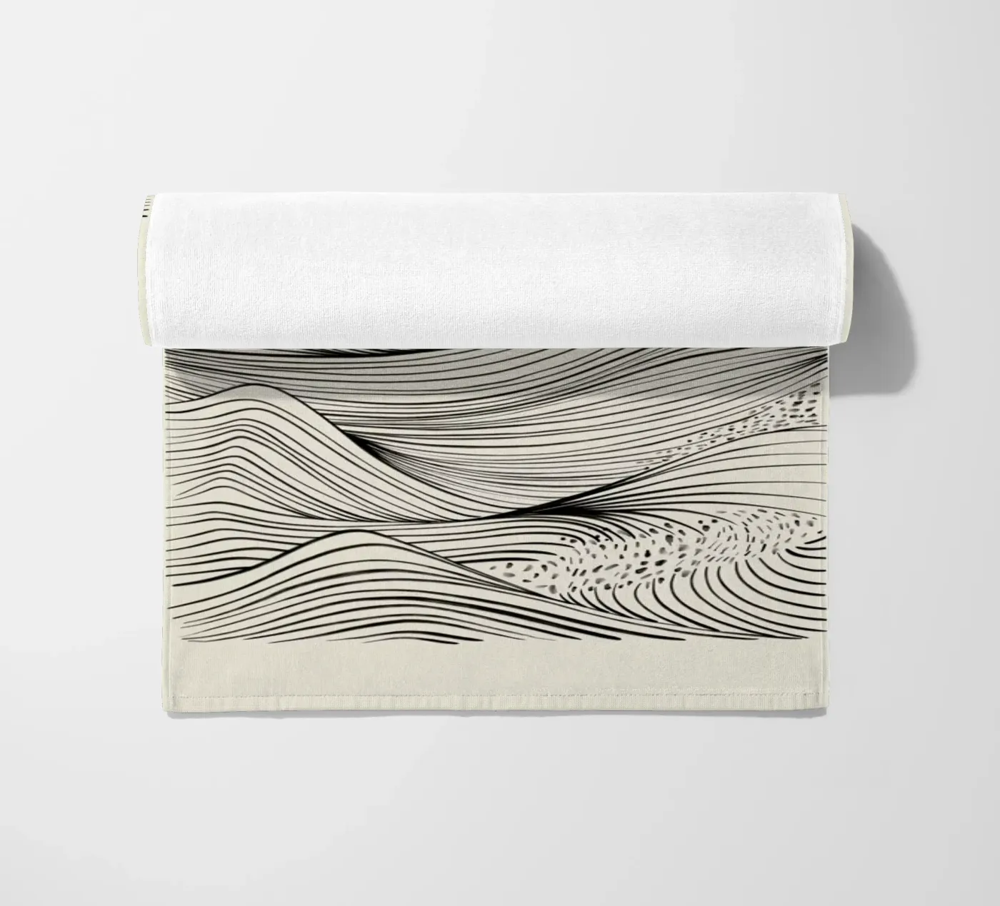 Speckled Waves strandhanddoek van Graphite