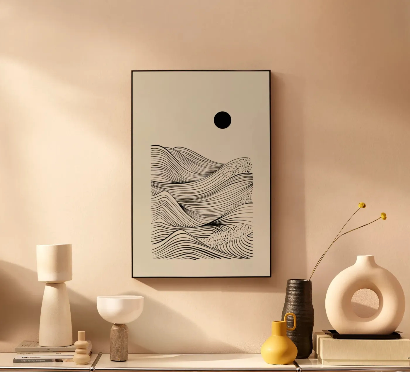 Speckled Waves alluminio dibond da Graphite