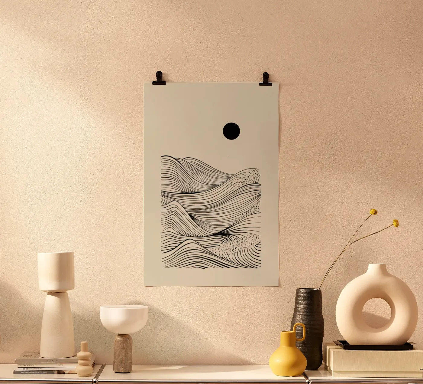 Speckled Waves poster da Graphite