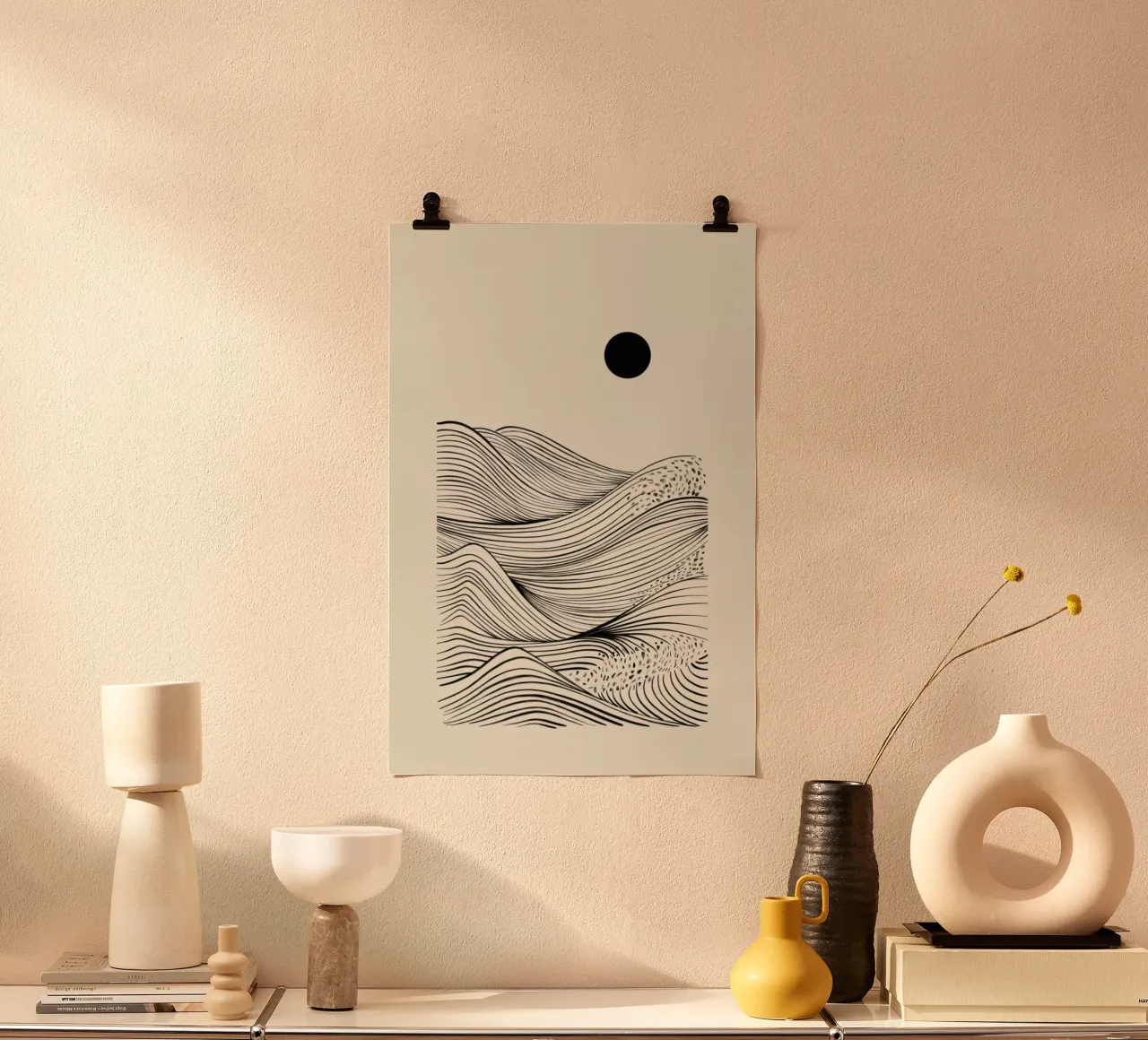 Speckled Waves poster da Graphite