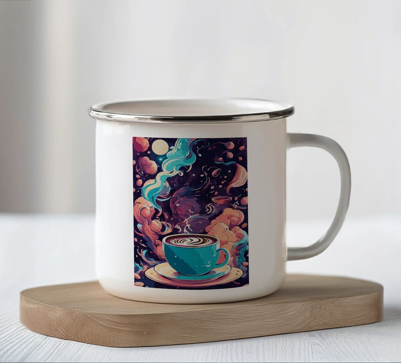 tazza da caffè tazza in smalto da Kevin Walters
