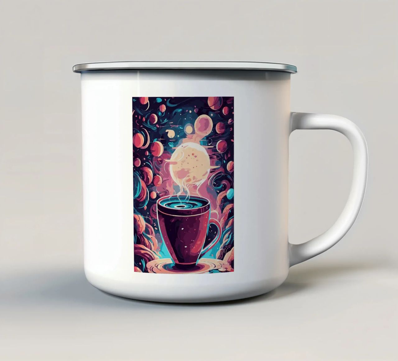 tazza da caffè tazza in smalto da Kevin Walters