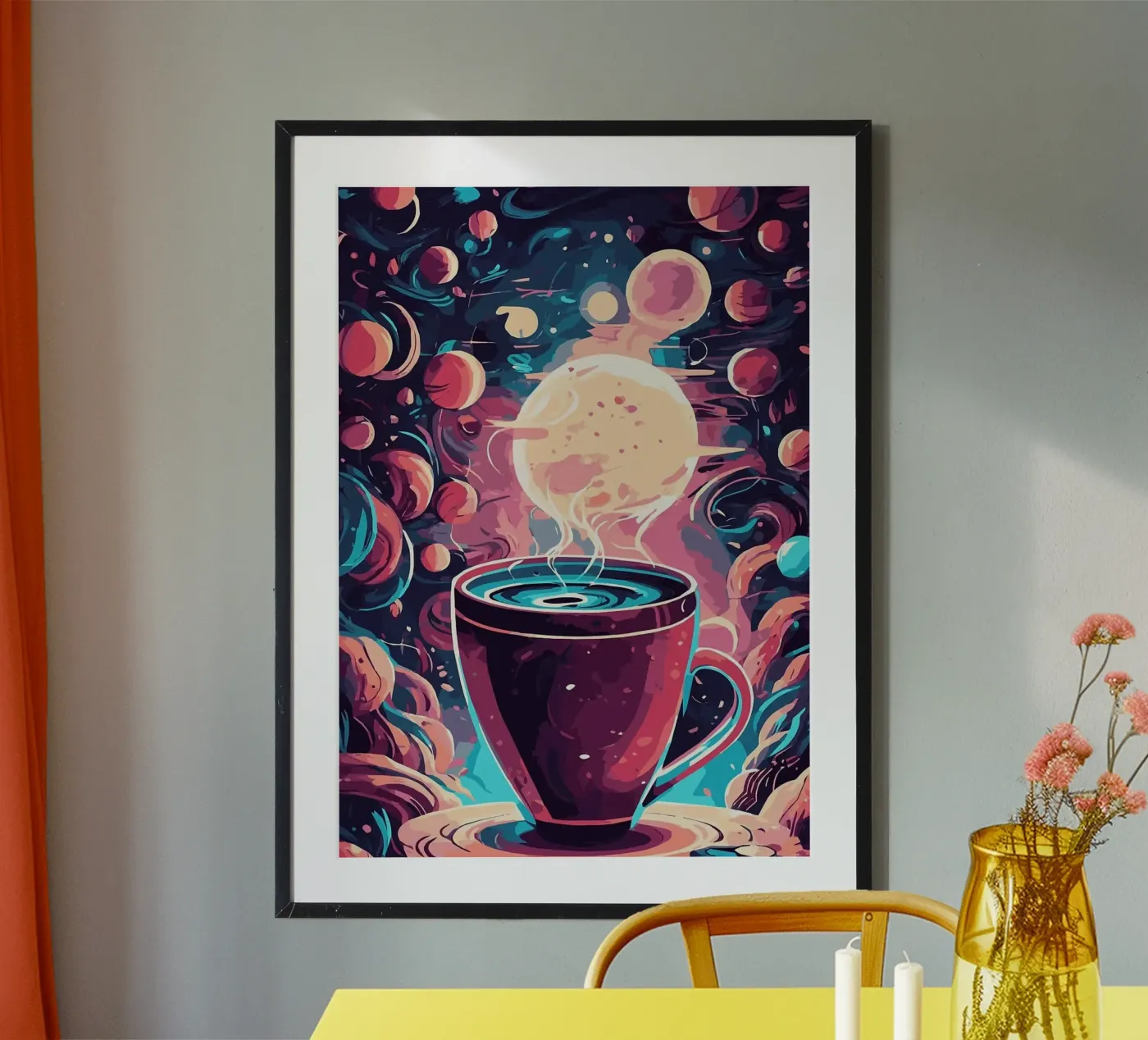 Kaffeetasse Poster von Kevin Walters