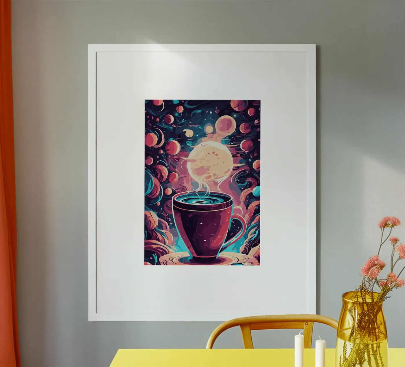 Kaffeetasse Poster von Kevin Walters