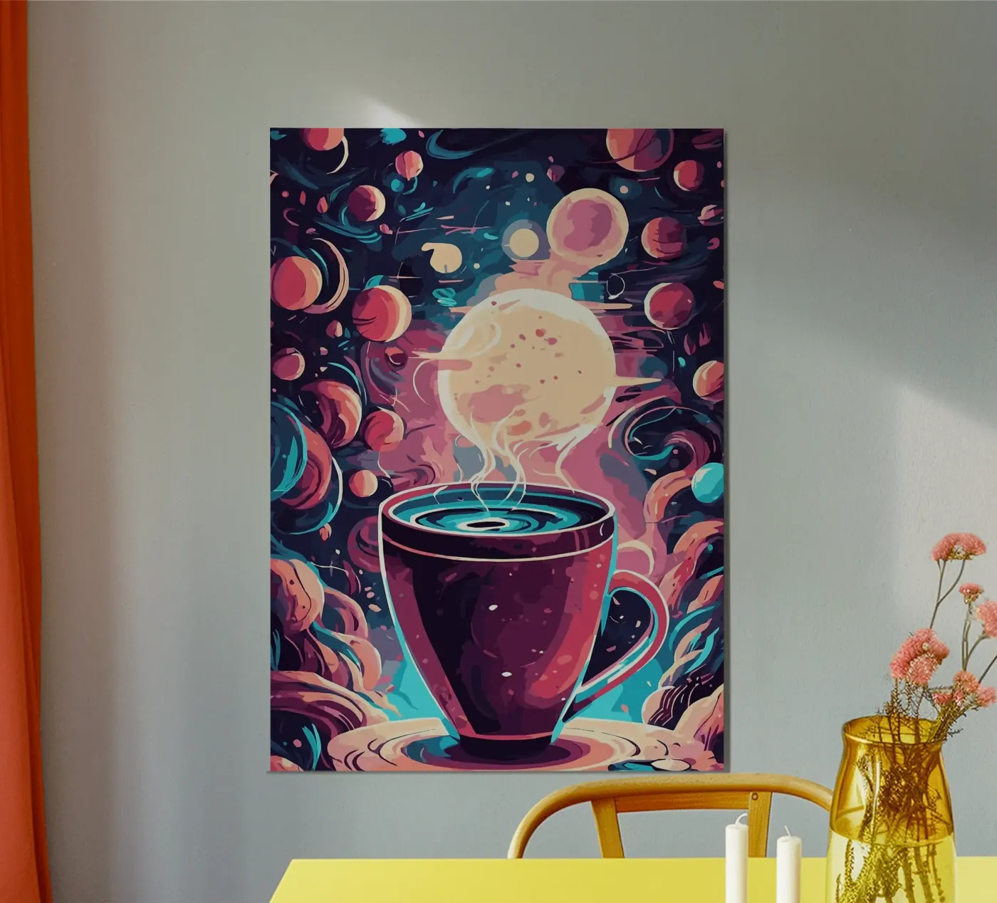 Kaffeetasse Poster von Kevin Walters