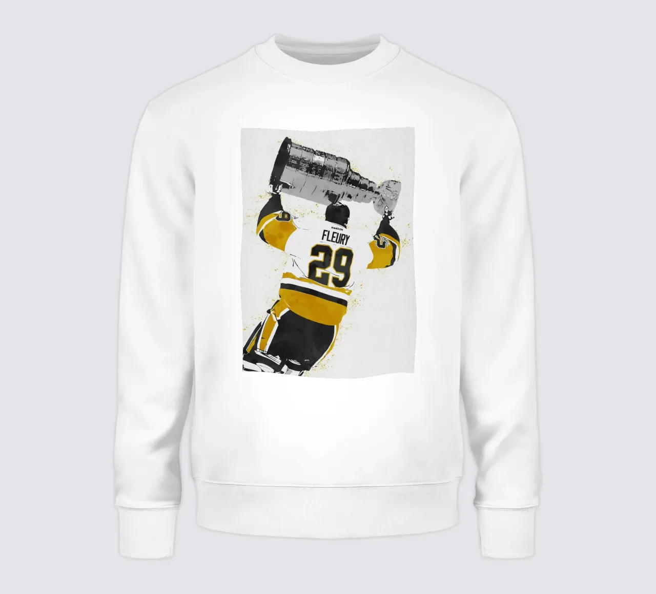 Marc-Andre Fleury Pittsburgh Penguins felpa da tenten