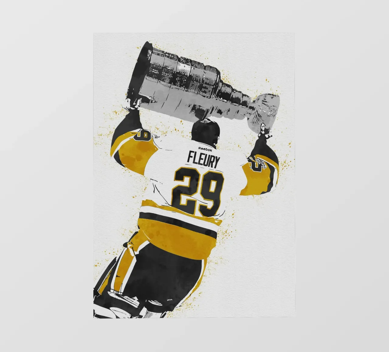 Marc-Andre Fleury Pittsburgh Penguins telo in pvc da tenten