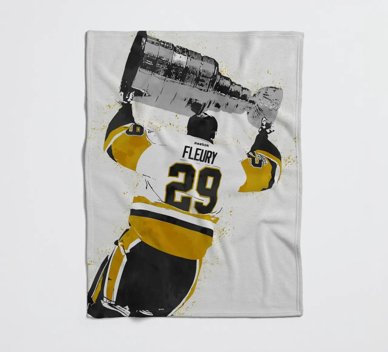Marc-Andre Fleury Pittsburgh Penguins coperta in pile da tenten