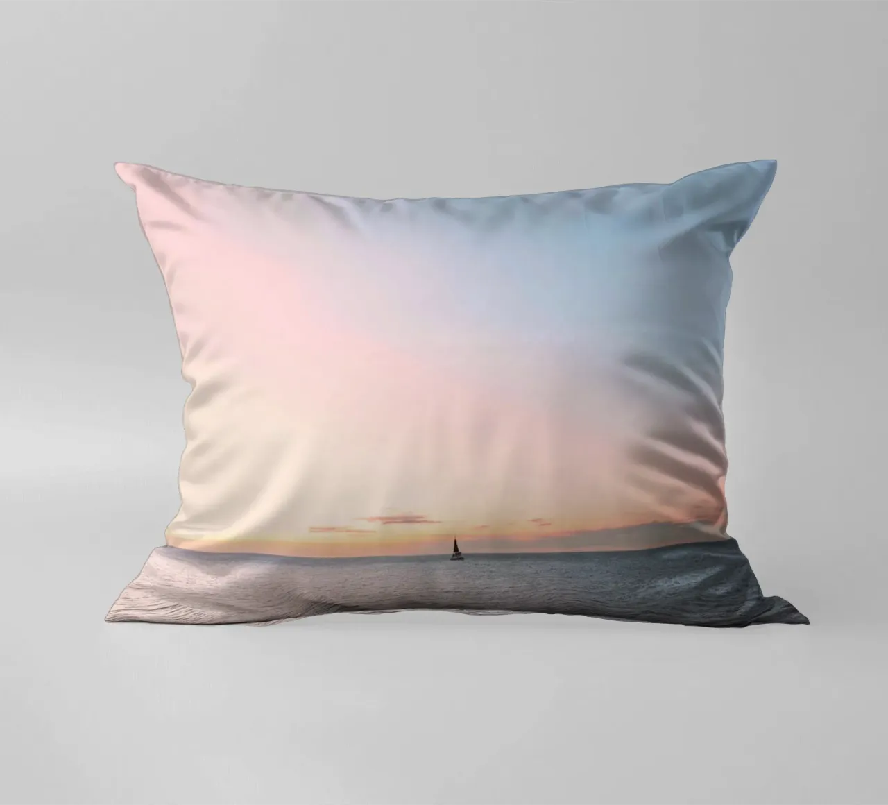 Sail Away to Serenity: Your Daily Dose of Sunset Bliss cuscino da zenitt