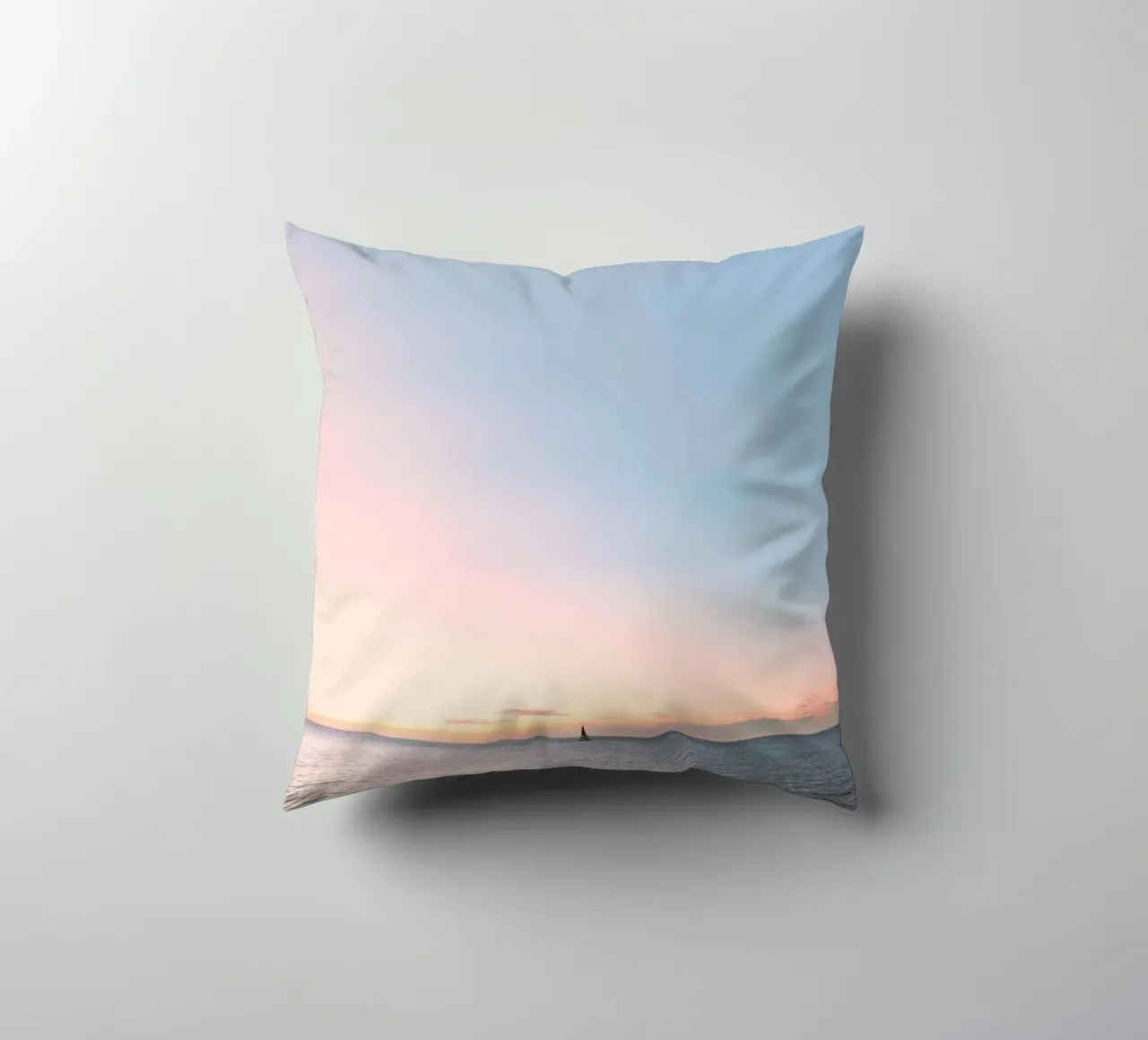 Sail Away to Serenity: Your Daily Dose of Sunset Bliss cuscino da zenitt