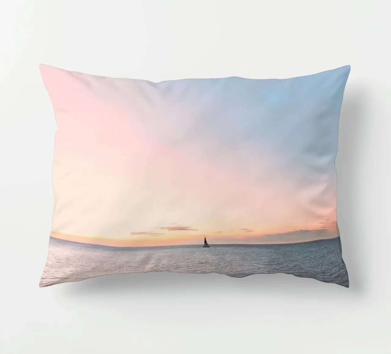 Sail Away to Serenity: Your Daily Dose of Sunset Bliss cuscino da zenitt