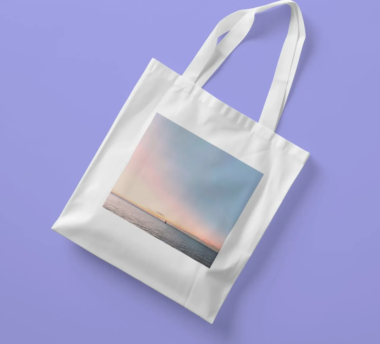 Sail Away to Serenity: Your Daily Dose of Sunset Bliss tote bag by zenitt