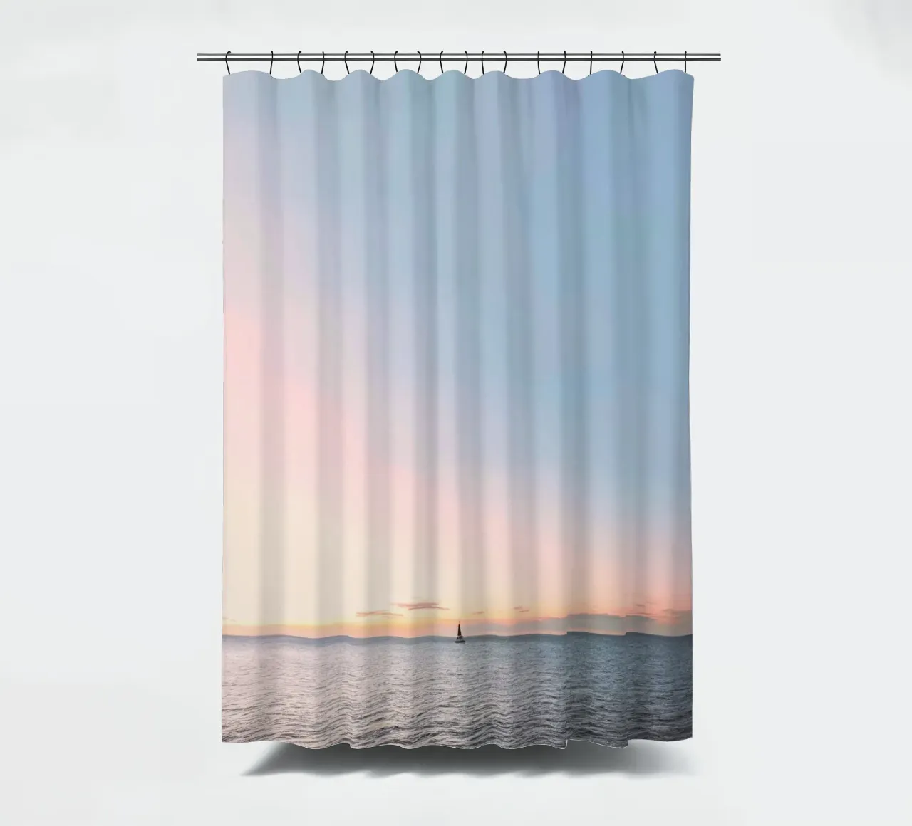 Sail Away to Serenity: Your Daily Dose of Sunset Bliss tenda da doccia da zenitt
