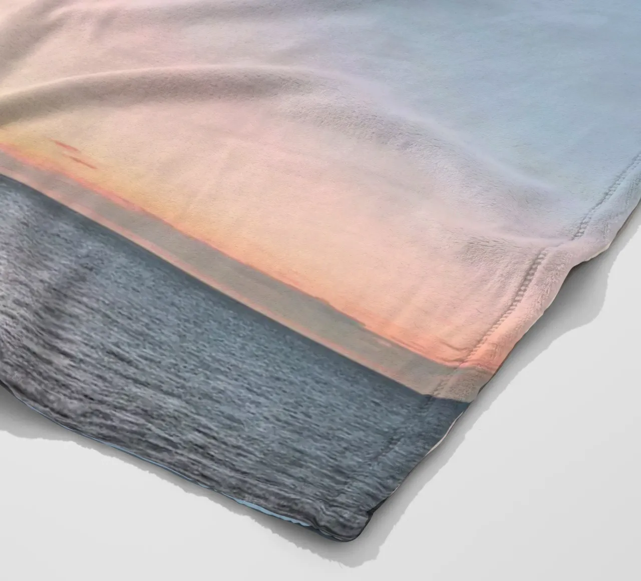 Sail Away to Serenity: Your Daily Dose of Sunset Bliss fleece blanket by zenitt