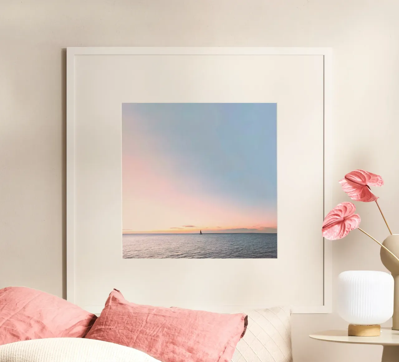 Sail Away to Serenity: Your Daily Dose of Sunset Bliss carta hahnemühle da zenitt
