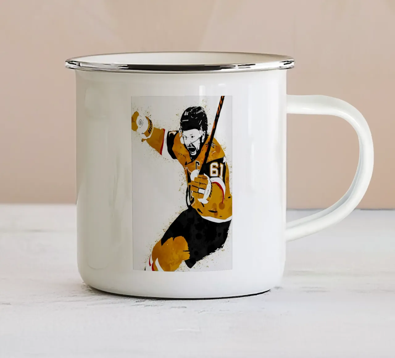 Mark Stone tazza in smalto da tenten