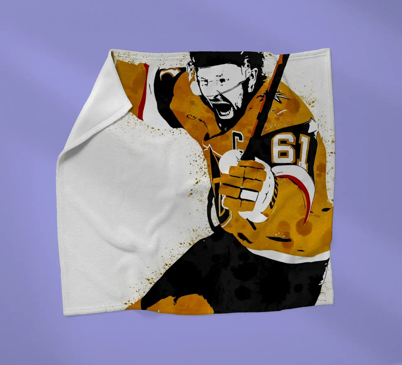 Mark Stone coperta in pile da tenten