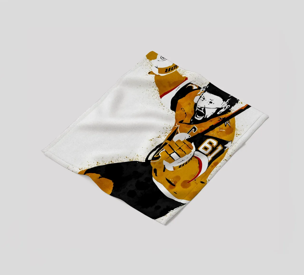 Mark Stone coperta in pile da tenten