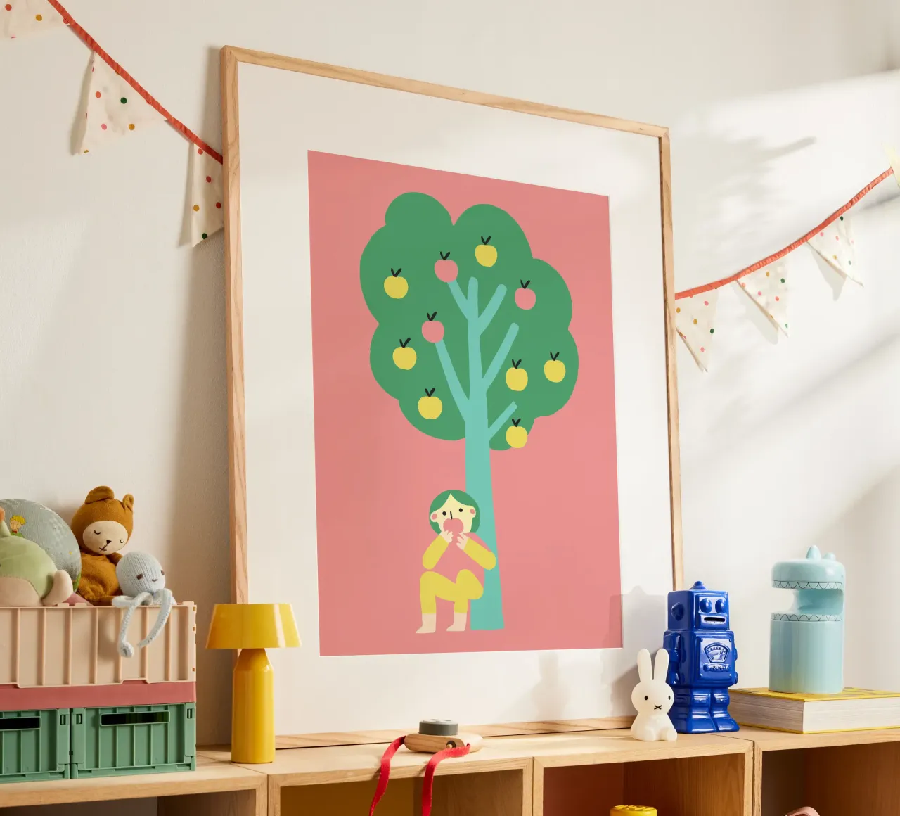 Manger une pomme hahnemühle de TRENDY POSTER SHOP