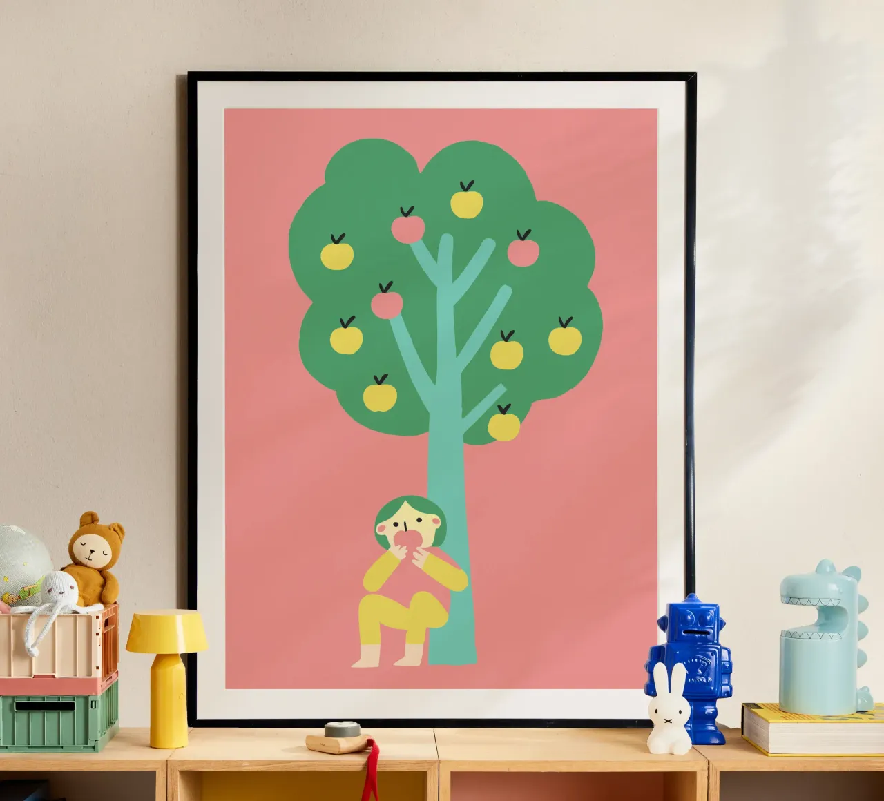 Manger une pomme hahnemühle de TRENDY POSTER SHOP