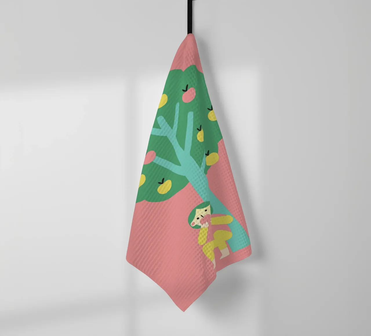 Manger une pomme torchon de TRENDY POSTER SHOP