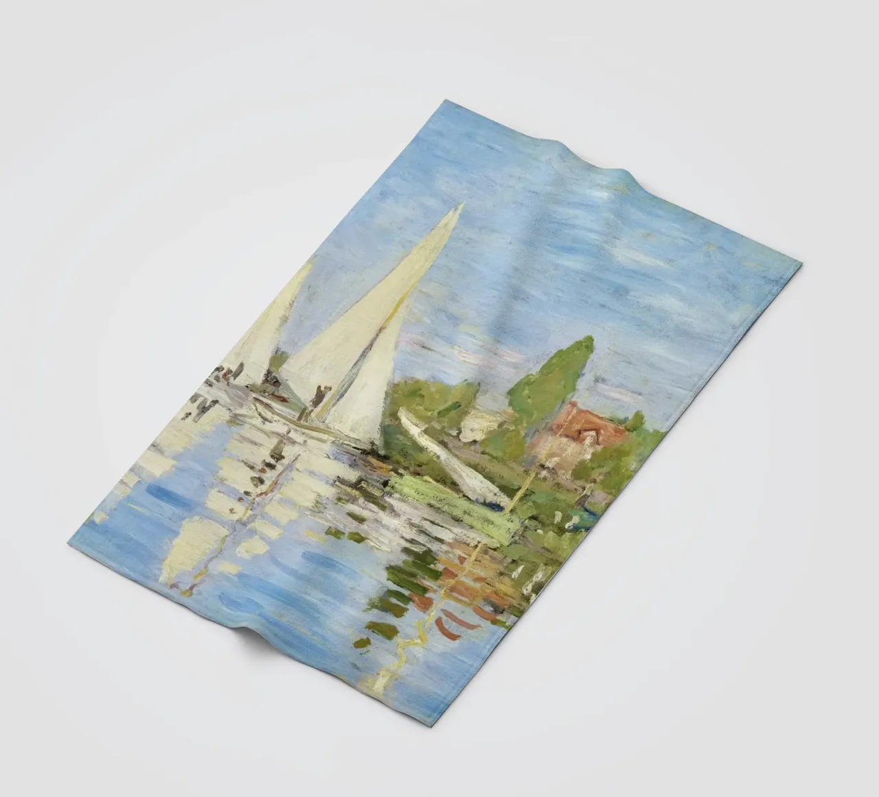 Regate ad Argenteuil" di Claude Monet (1872). coperta in pile da Monet Art Prints