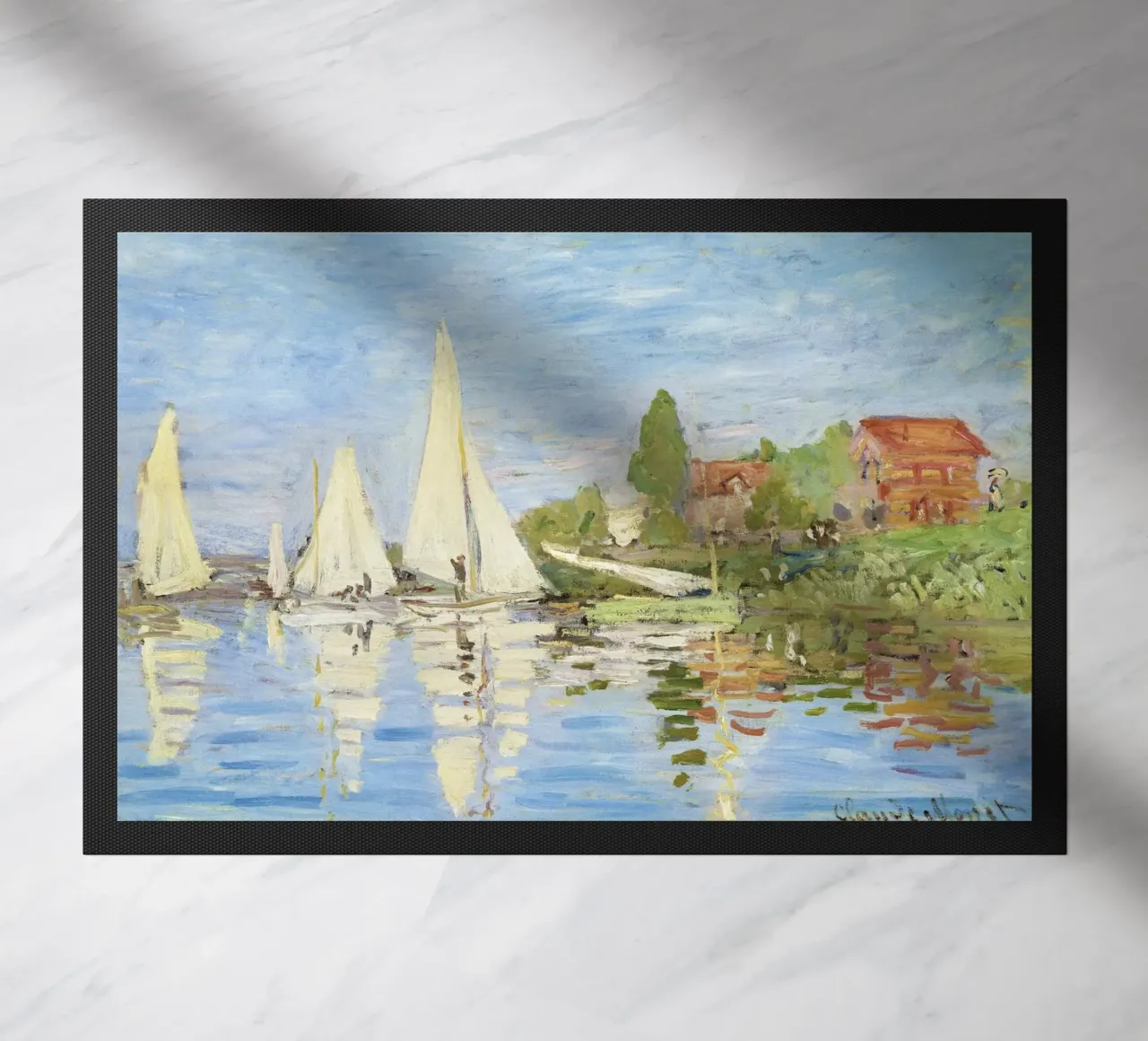 Regate ad Argenteuil" di Claude Monet (1872). zerbino da Monet Art Prints