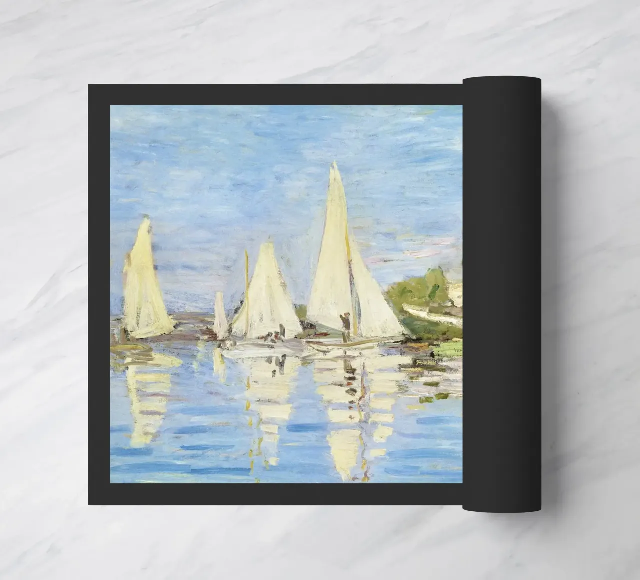 Regate ad Argenteuil" di Claude Monet (1872). zerbino da Monet Art Prints