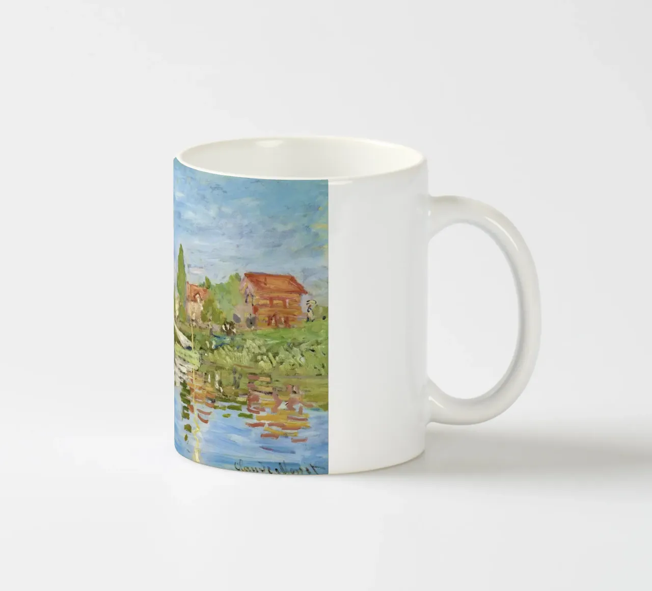 Regate ad Argenteuil" di Claude Monet (1872). tazza in ceramica da Monet Art Prints