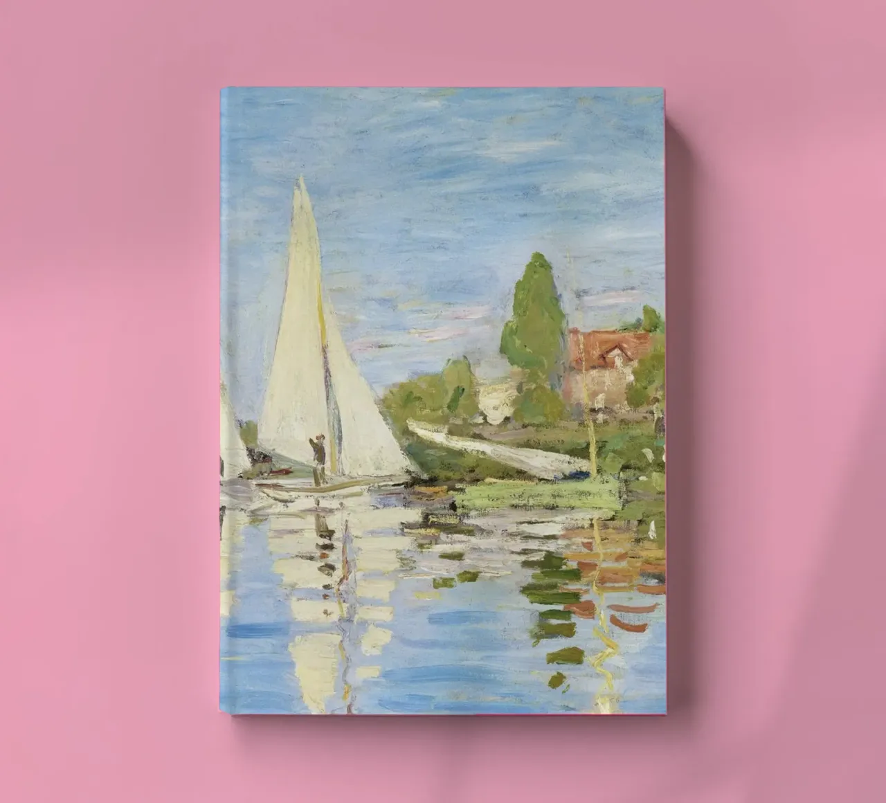 Claude Monet’s “Regattas at Argenteuil” (1872 notebook by Monet Art Prints
