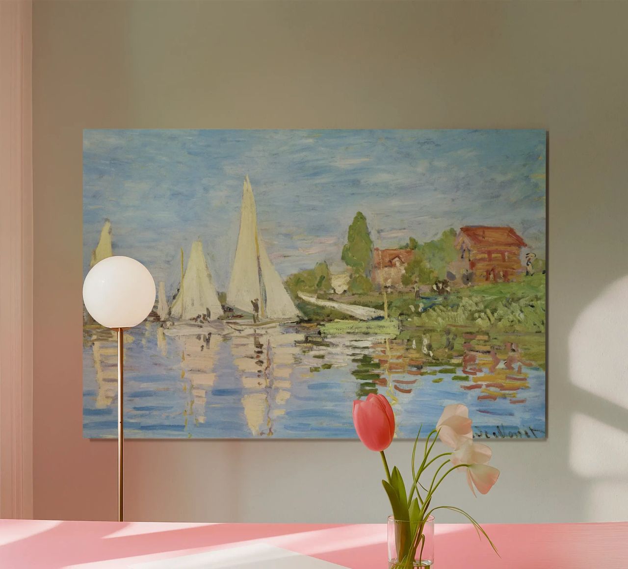 Regate ad Argenteuil" di Claude Monet (1872). poster da Monet Art Prints