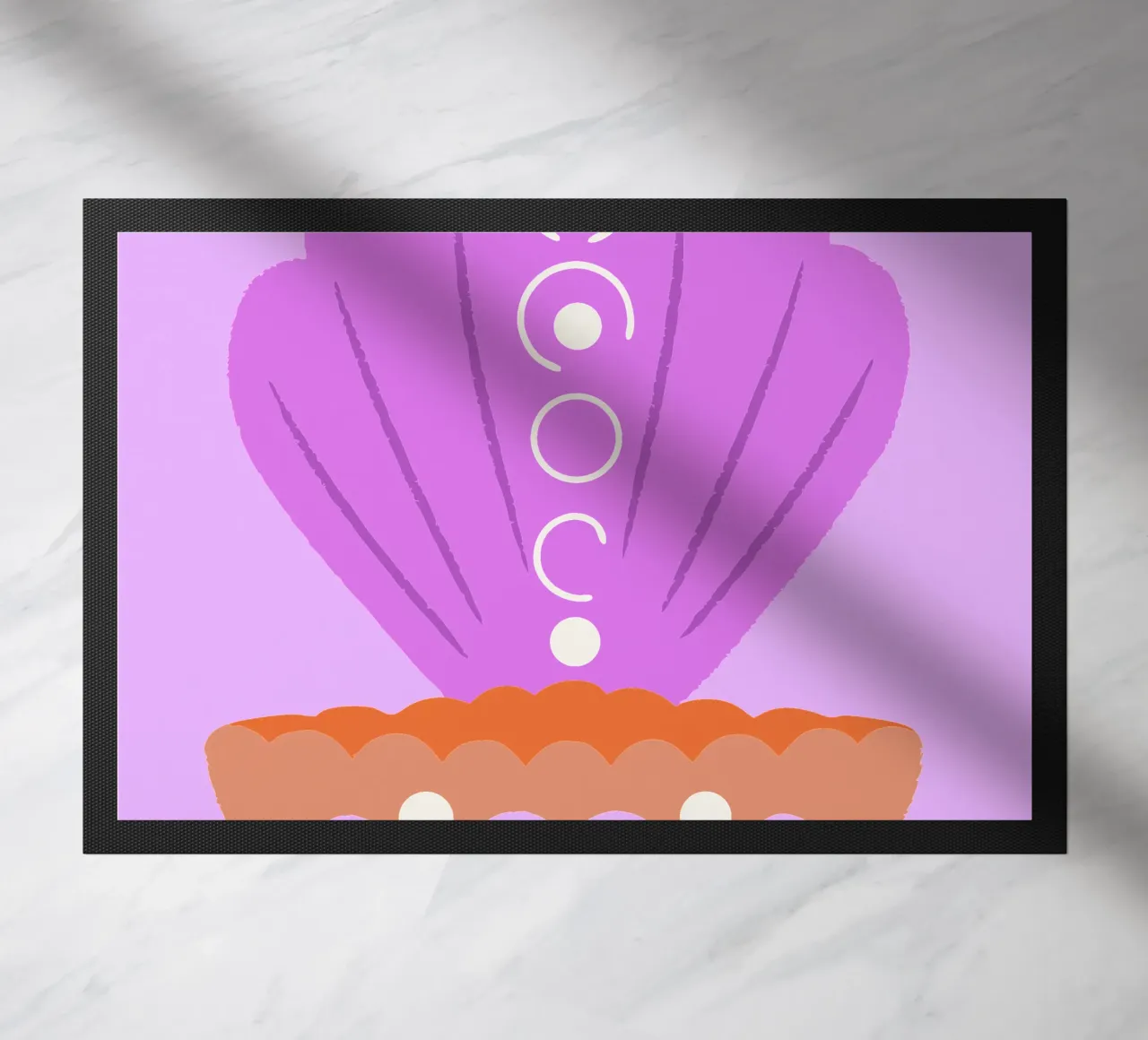 Pearl Shells doormat by TRENDY POSTER SHOP