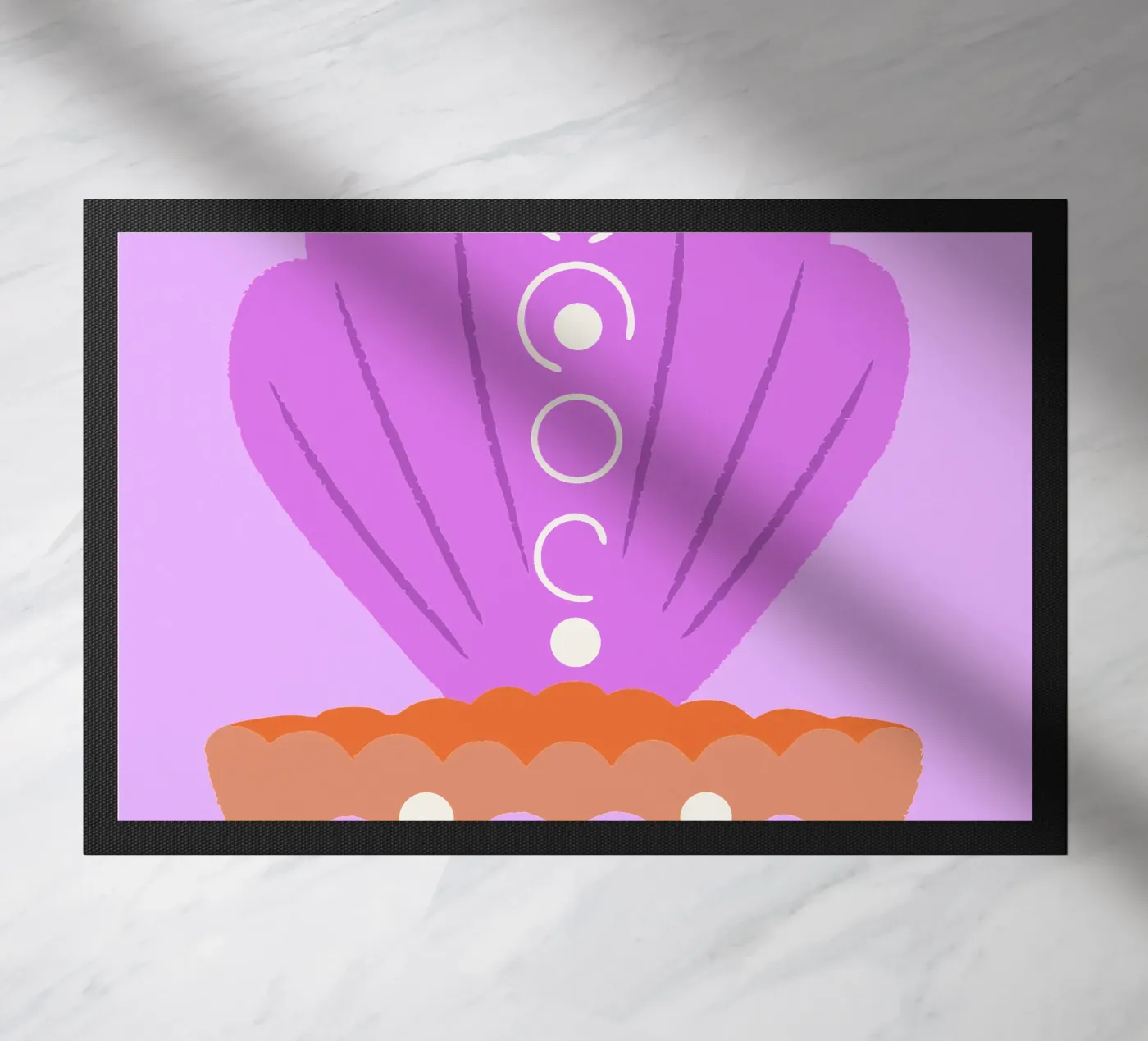 Schelpen deurmat van TRENDY POSTER SHOP