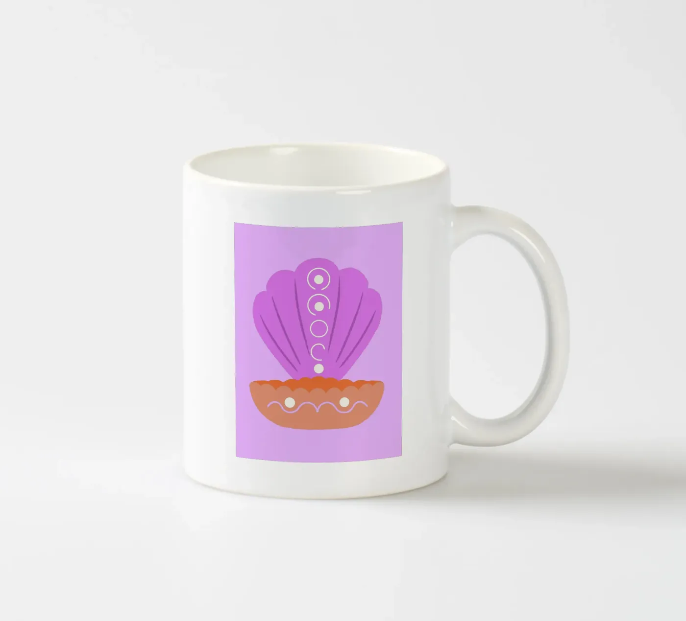 Pearl Shells ceramic mug by TRENDY POSTER SHOP