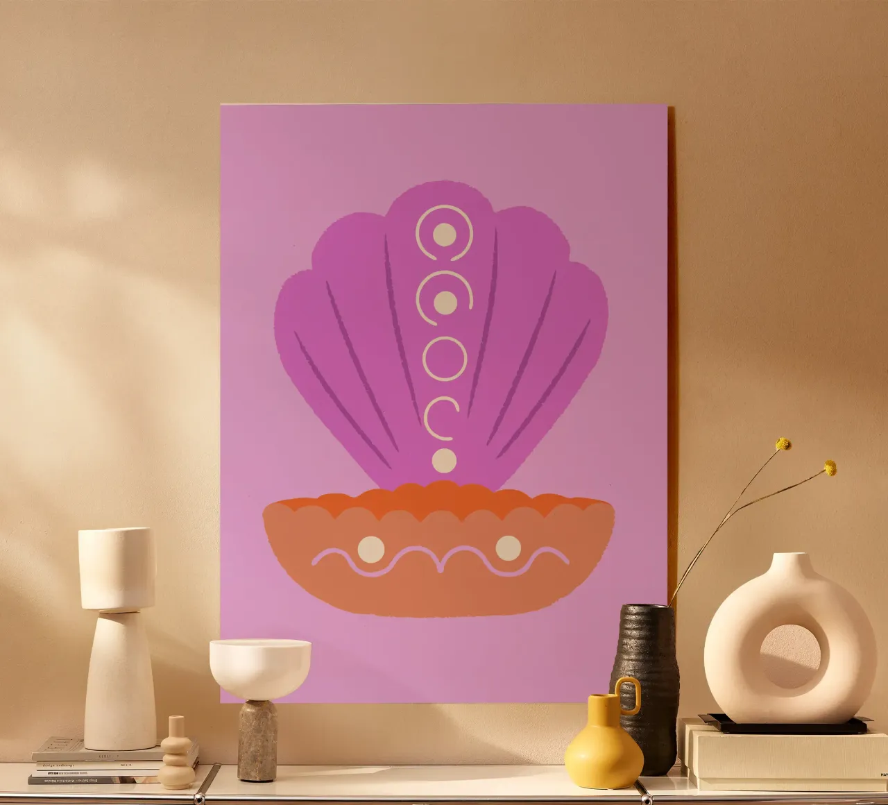 Schelpen acryl van TRENDY POSTER SHOP