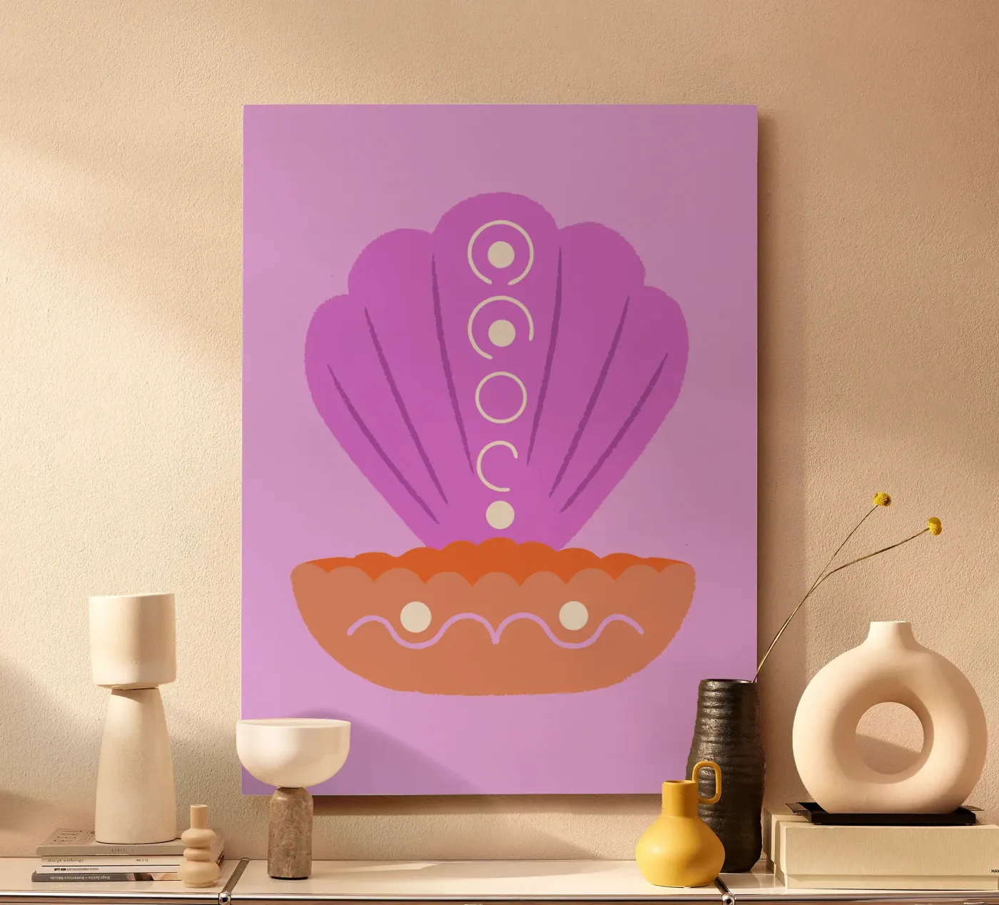 Conchiglie di perle pannello forex da TRENDY POSTER SHOP