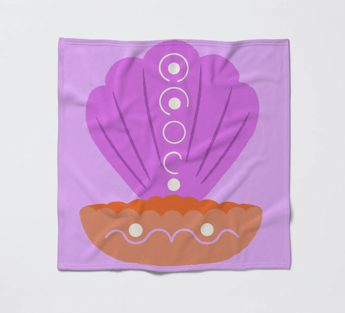 Perlmuscheln Fleecedecke von TRENDY POSTER SHOP